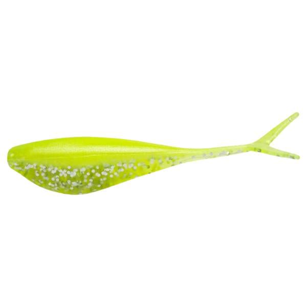 Lunker City Fin-S Shad Lure, 1.75″ – Chartreuse Silk Ice Fishing