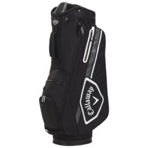 Callaway Chev 14 Cart Bag – Black/White/Charcoal Golfing