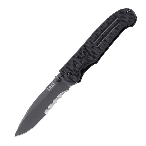 CRKT Ignitor T 3.38″ Knife w/Veff Serrations BLK Folding Knives