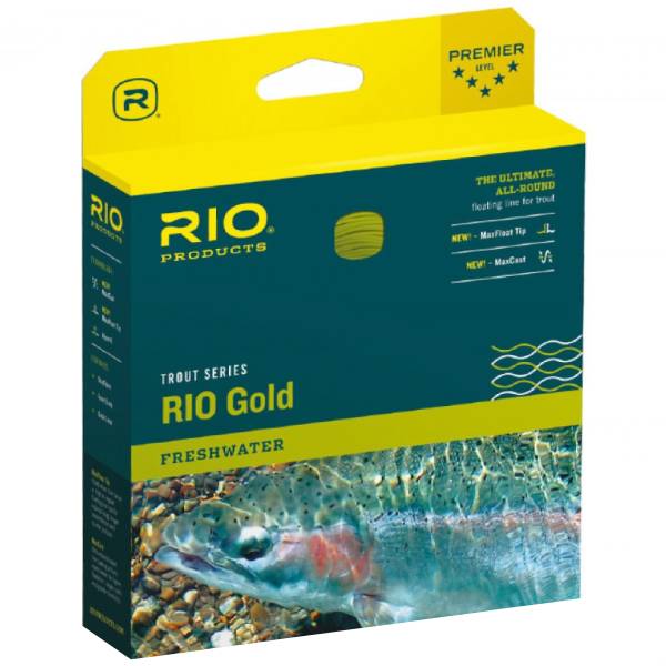 RIO Gold WF6F Floating Fly Line - Moss/Gold ☆ The Sporting Shoppe