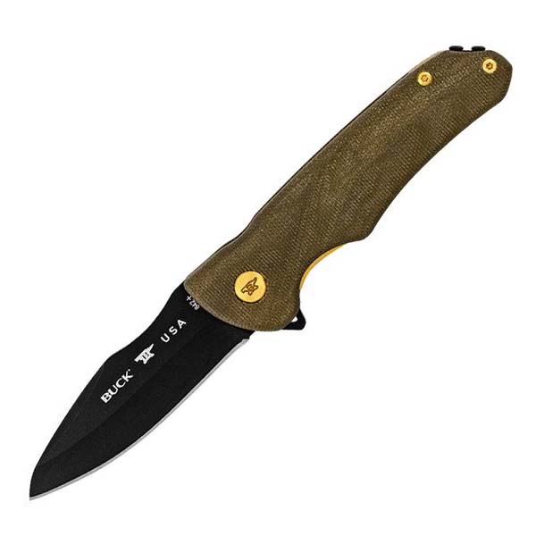 Buck 842 Sprint OPS Pro 3.125″ Knife OD GREEN Folding Knives