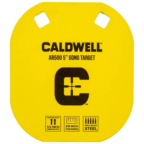 Caldwell AR500 C Gong Target, 5″ Firearm Accessories