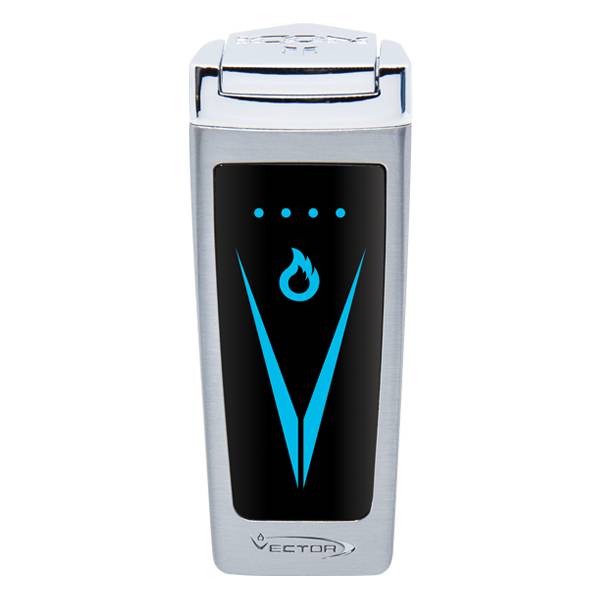 Vector ICON II 1C Jet Torch Lighter – Chrome Cigars