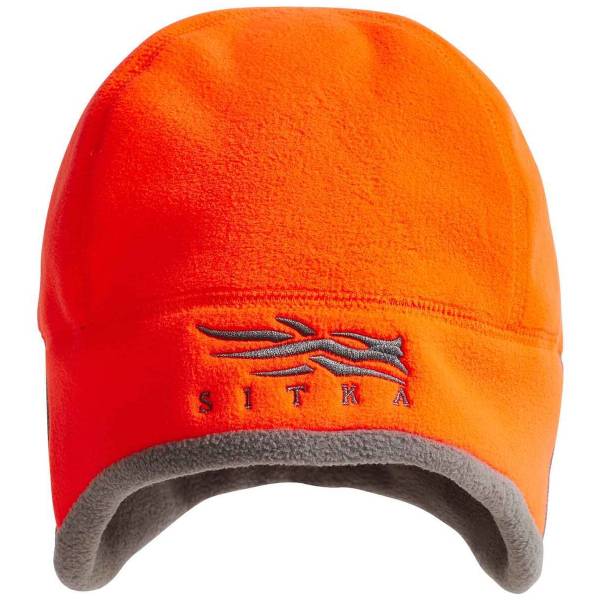 SITKA Stratus Windstopper Beanie – Blaze Orange Caps & Hats