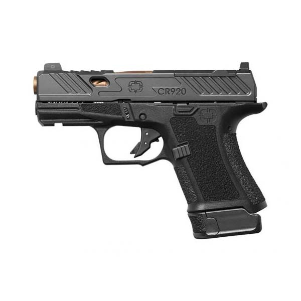 Shadow Systems CR920 ELITE OR Semi-Auto 9mm 3.41″ Handgun Black/Bronze Firearms