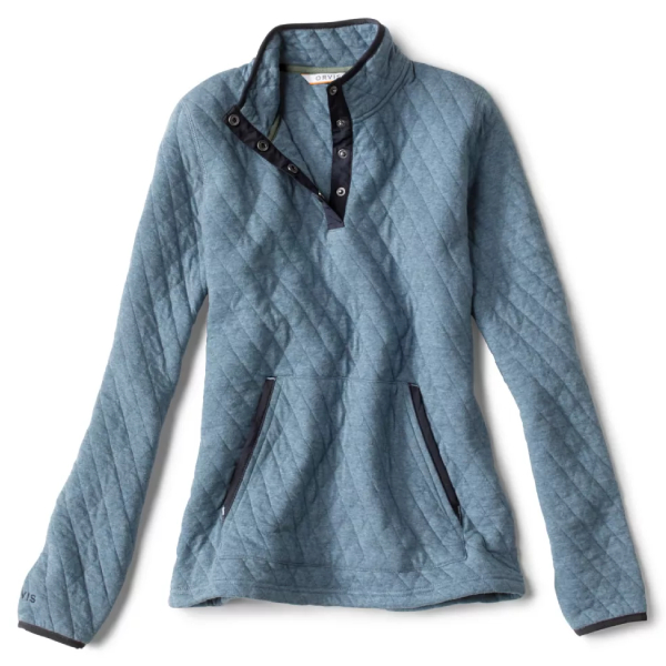 Preserve Orvis Women’s Outdoor Quilted Snap Sweatshirt – Various Colors Clothing