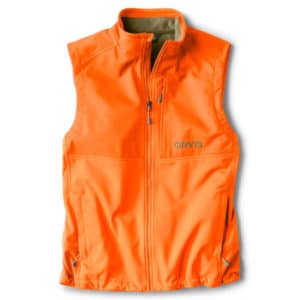 Orvis Upland Hunting Softshell Vest – Blaze Orange or Slate Clothing