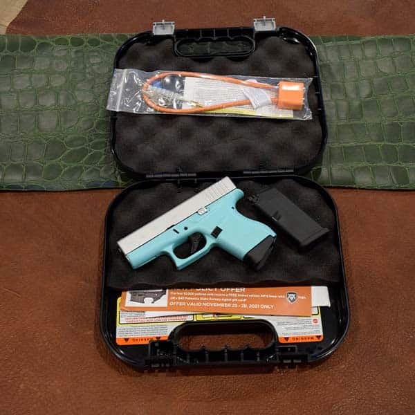 Pre-Owned - Glock G43 Semi-Auto 9mm 3.39 Handgun Egg Blue ☆ The Sporting  Shoppe ☆ Richmond, Rhode Island