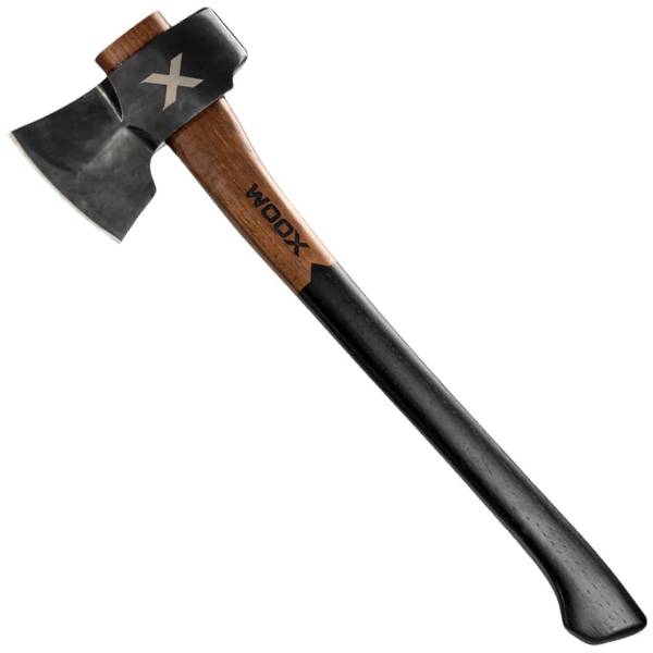 WOOX Perfect Balanced Forte Axe with Wood/Black Handle, 22″ Camping