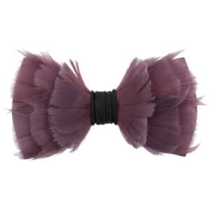 Brackish Wanderer Lavender Feather Bow Tie Bow Ties