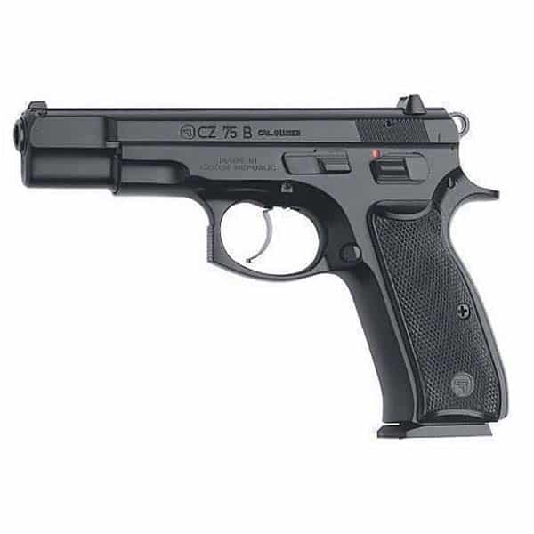 CZ 75B Black CA Compliant 9mm 4.6″ 10rd Firearms