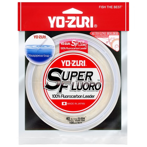 Yo-Zuri SuperFluoro Fluorocarbon Leader, 30yd 200lb Fishing