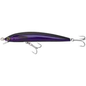 Yo-Zuri Hydro Minnow LC Fishing Lure, 6″ – Black Purple Fishing