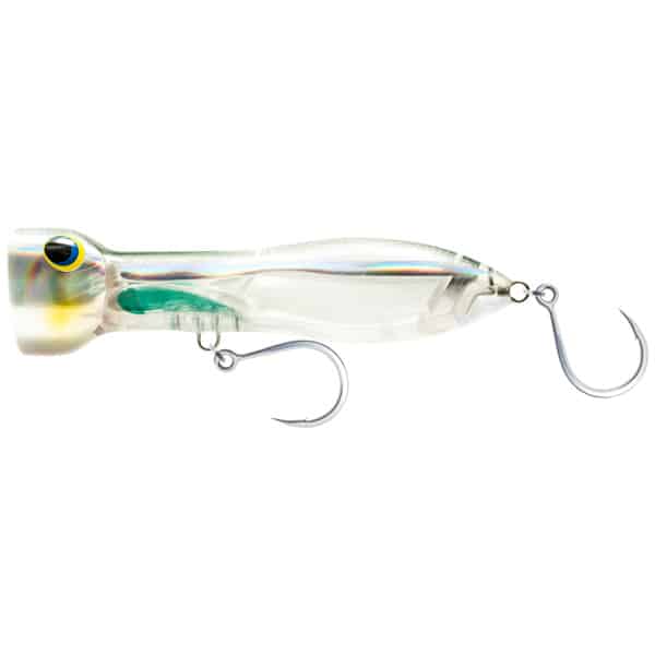 Nomad Tackle Chug Norris 150 Popper Fishing Lure, 6″ – Holo Ghost Shad Fishing