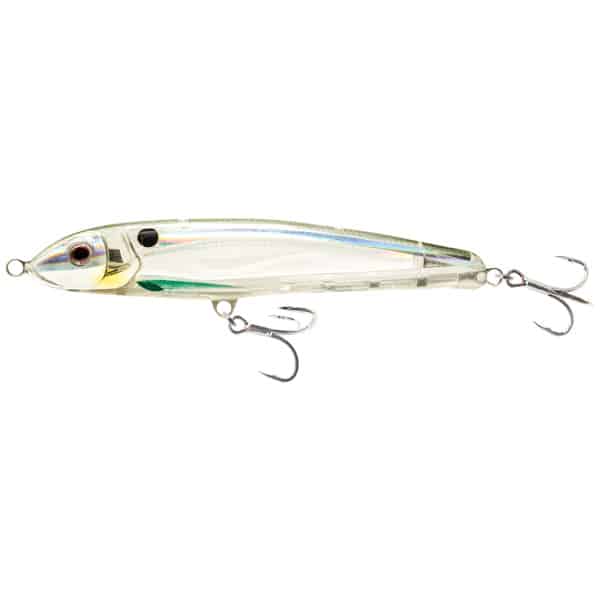 Nomad Tackle Riptide 125 Sinking Stickbait Fishing Lure, 4.75″ – Holo Ghost Shad Fishing
