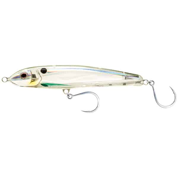 Nomad Tackle Riptide 155 Sinking Stickbait Fishing Lure, 6″ – Holo Ghost Shad Fishing