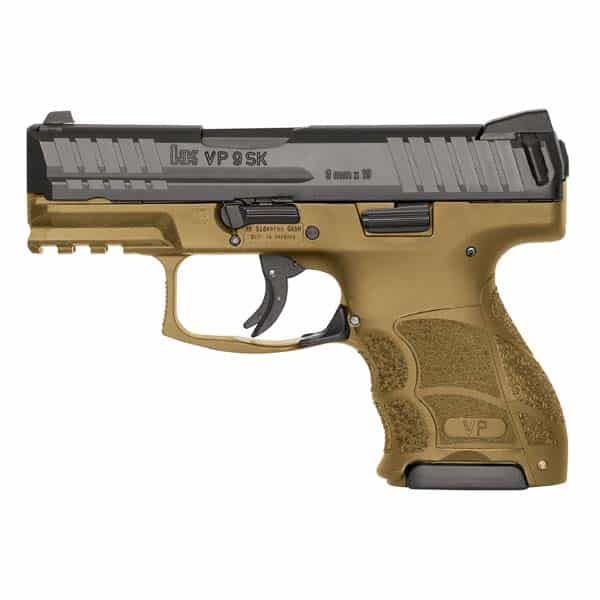 H&K VP9SK FDE 9mm 3.39″ 2-10rd 81000095 Firearms