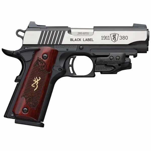 Browning Black Label 1911-380 BL Medallion Laser FS 380 ACP 4.25″ Firearms