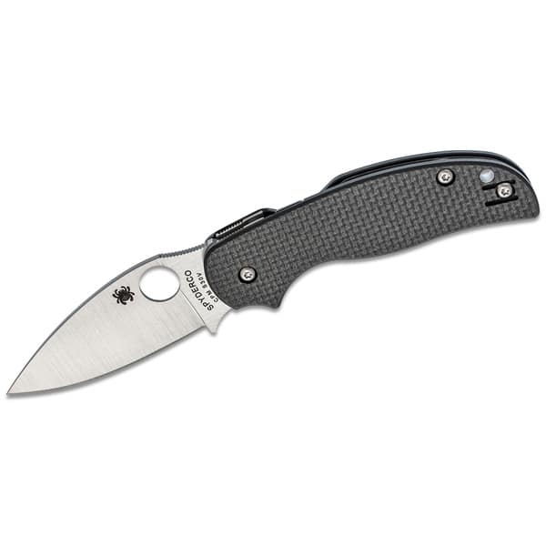 Spyderco Sage 5 Compression Lock PlainEdge Folding Pocket Knife Folding Knives