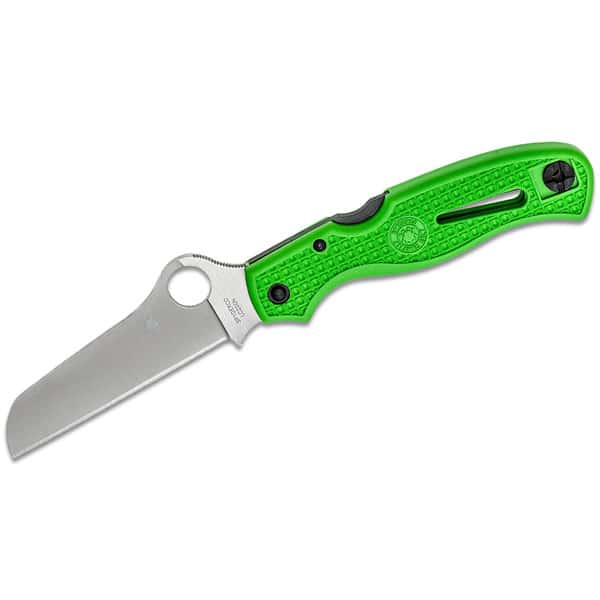 Spyderco Atlantic Salt Green LC200N Folding Pocket Knife Folding Knives