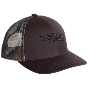 SITKA Icon Timber Mid Pro Trucker Hat – Chocolate Caps & Hats