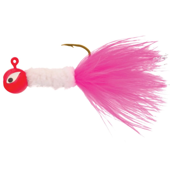 Eagle Claw Pro-V Crappie Chenille Jig Lures, 1/8oz - Pink/White ☆ The  Sporting Shoppe ☆ Richmond, Rhode Island