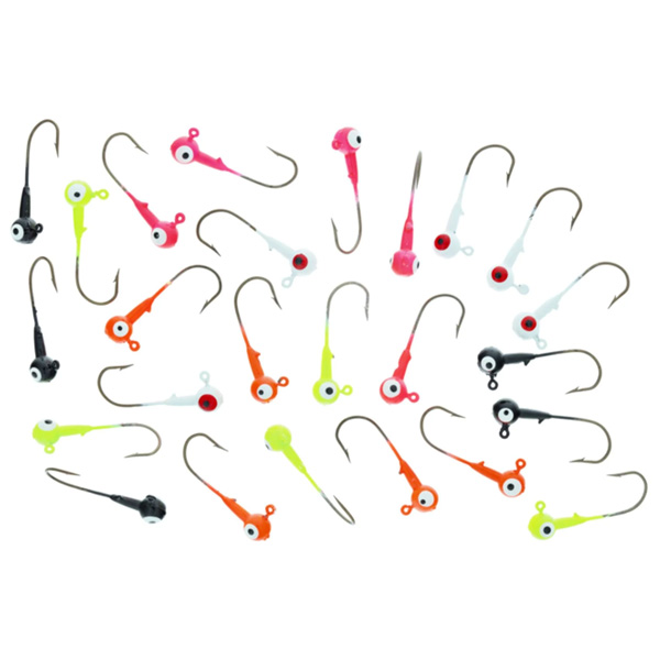 Eagle Claw Ball Head Jig Lures, 1/16oz - Assorted Colors ☆ The