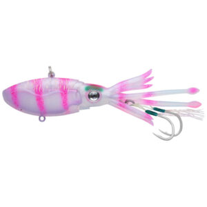 Nomad Tackle Squidtrex 95 Vibe Fishing Lure, 3.75″ – Pink Tiger Fishing
