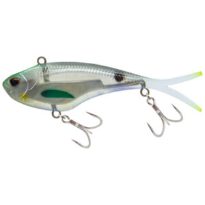 Nomad Tackle Vertrex Swim 110 Vibe Fishing Lure, 4.33″ – Holo Ghost Shad Fishing
